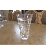 Crystal Trumpet Floral Vase 8&quot; Thick &amp; Heavy Unbranded - $18.76