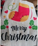 Merry Christmas Garden Flag,  Seasonal Decorations Outside  12x18 new in... - €8,58 EUR