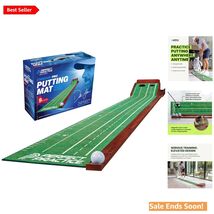 Indoor Putting Green for Home and Office Practice with Realistic Turf an... - $264.28