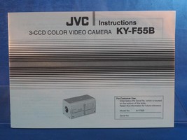 JVC 2 Ccd Colore Video Camera Ky F55B Istruzioni Manuale Dq - $23.76