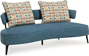 Signature Design by Ashley Hollyann Mid-Century Modern Sofa with 2 Back ... - $926.99