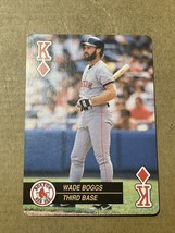 1992 MLB Playing Card King of Diamonds Wade Boggs Red Sox - £1.54 GBP