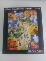 Vermont Christmas Company Halloween Town Wollenmann 550 Pieces Puzzle Co... - $7.75