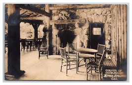 RPPC Club House Interior Aetna Springs CA California 1912 Postcard V3 - £14.63 GBP