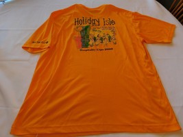 Bacardi O Men&#39;s Short Sleeve T Shirt Size L large Orange Hospitality Expo &#39;06 - £16.14 GBP