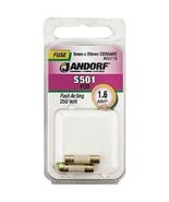 Jandorf Specialty Hardw Fuse S501 1.6A Fast Acting 60718 - $373.67 MXN