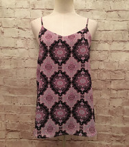 PINK REPUBLIC Purple Chiffon Lined Camisole Top Blouse Spaghetti Straps ... - $14.40