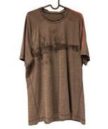 Lululemon Shirt Mens XL Gray T-Shirt Athletic Adult Athletic Stretchy Top - $501.11 MXN