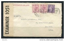 Great Britain 1942 Cover sent to USA Censored - £3.93 GBP
