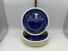 Set of 6 Copeland Spode TOWER BLUE Bread &amp; Butter Plates - $59.99
