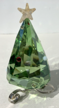 Swarovski Crystal Winter Tree Green Christmas Piece Figurine 1090188 - £71.63 GBP