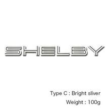  SHELBY Car Emblems Lettering For  Shelby  Co GT500 Rear Trunk Decklid Emblem  S - £137.75 GBP