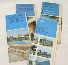 4 CN Canadian National Railways Time Table 1966-1969 Grand Trunk Rail - €29,35 EUR