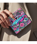 Men&#39;s Leather Wallet | BLUE/PINK | Pick up Truck | Free Ship  - $29.99