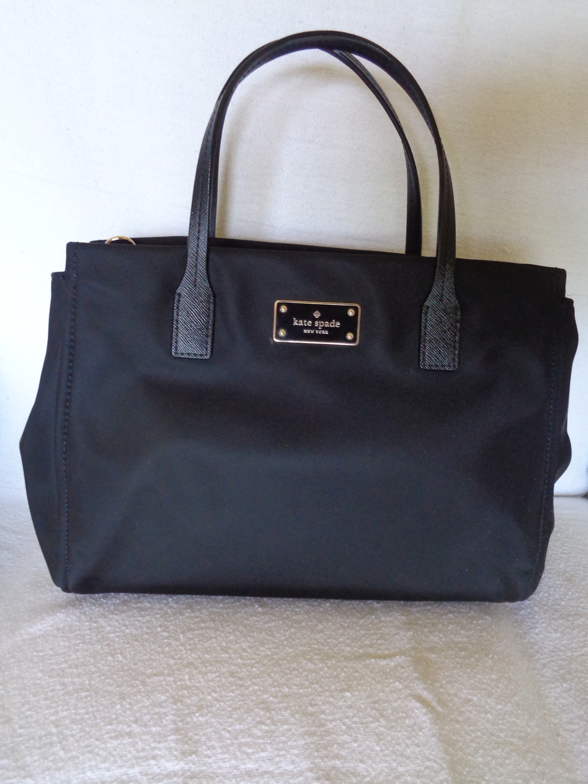 Kate Spade Loden Blake Avenue Satchel Black Nylon Crossbody Shoulder Bag  - $69.00