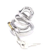 Cockscrew Stainless Steel Adjustable Chastity Cage - £19.74 GBP