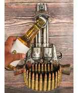 Western Cowboy Dual Pistol Guns And Bullets Wall Bottle Cap Opener With ... - £25.53 GBP