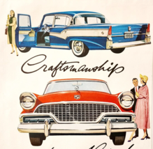 1956 Studebaker President Advertisement Automobilia Craftsmanship DWJJ10 - $562.94 MXN