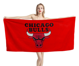 Chicago Bulls NBA Beach Bath Towel Swimming Pool Holiday Vacation Memento Gift - £18.10 GBP+