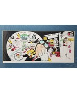 Comical Quirky YOUR PILOT Aviation Print Hand Colored Pencil SN A.E. London - £22.67 GBP