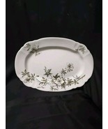 Antique 19th C.  John Edwards England Platter AZALEA Pattern Porcelain I... - $51.11 CAD