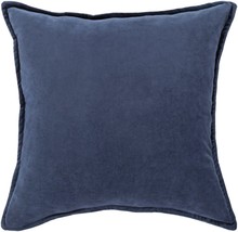 Solid &amp; Border Pillow Cover Only Square 18&quot; x 18&quot; WL-031255-S - $19.99