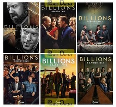 Billions Complete Seasons 1 2 3 4 5 6 Series DVD 24-Disc Set 1-6 Sealed New - £40.37 GBP