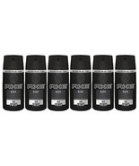 6 AXE Black Deodorant Body Spray For Men 150ml / 5.07oz each  - $27.99