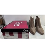 Womens 8.5M Circus by Sam Edelman Bond Putty Brown Leather Booties Heels... - $39.40 CAD
