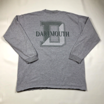 Vintage Dartmouth College Long Sleeve gray T Shirt Jansport Size Large USA  Made - £22.15 GBP