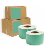 4000 Zebra Eltron Direct Thermal Shipping Labels 4x6 Green 3-Core - £165.16 GBP