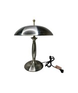 Vintage Mid-Century Modern Mushroom Table Lamp Retro MCM Lamp  Brushed C... - $1,006.62 MXN