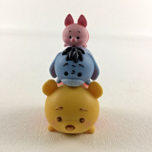 Disney Tsum Tsum Pooh Eeyore Piglet Mini Stackable Collectible Figures Jakks - £12.41 GBP