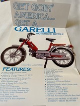 Vintage agrarian Garelli moped motorized bicycle bike add print - £15.86 GBP