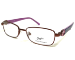 Candies Niños Gafas Monturas C RORY LTBRN Violeta Rojo Rectangular 46-15... - $50.91