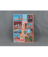 Vintage Postcard - Netherlands Map with Images - Sleding - $20.50 CAD