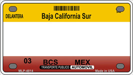 Baja California Sur Novelty Mini Metal License Plate Tag - £11.84 GBP