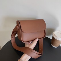 Fashion Solid Color Shoulder Bag For Women PU Leather Armpit Handbag Spring New  - £17.89 GBP
