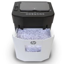 HP - Paper Shredder Micro Cut, 100-Sheet Auto Feed, Shreds Credit Cards &amp; Staple - £139.83 GBP