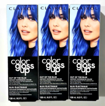 3 Pack Clairol Color Gloss Up Out Of The Blue 15 Wash Hair Color - £20.82 GBP