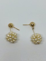 Vintage Solid 14k Gold Dangle Earrings - £159.28 GBP