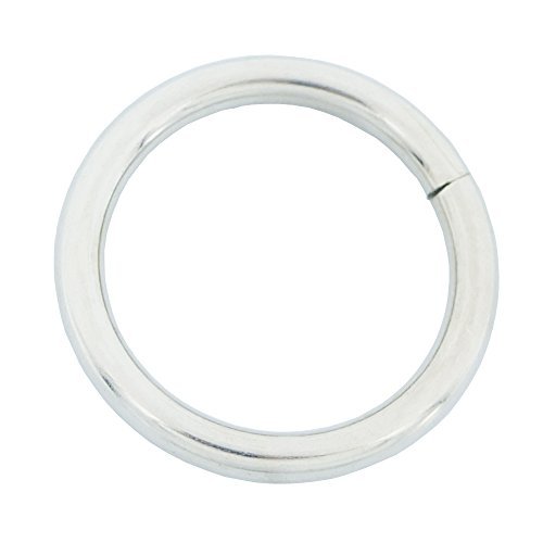 Bluemoon 50 Pcs - 25mm 1" Metal O-rings Rings Non Welded