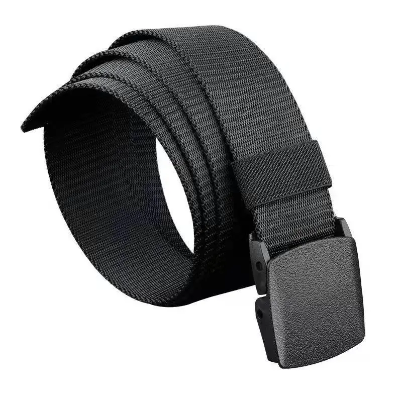 Men&#39;s  Automatic Buckle Nylon Belt Outdoor Multifunctional  Canvas Belt High Qua - £82.69 GBP