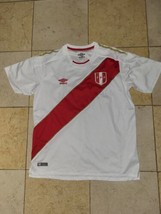  Umbro Peru Jersey Soccer 2018 Russia World Cup Shirt Home Kit Medium  - £26.82 GBP