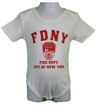 NYC FACTORY Boys FDNY Screen Printed Bodysuit - £9.22 GBP+