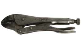Vise-Grip Petersen Dewitt Vintage 10CR Locking Pliers Curved Jaw USA Made - $11.05 CAD