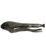 Vise-Grip Petersen Dewitt Vintage 10CR Locking Pliers Curved Jaw USA Made - $7.87