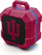 NCAA Indiana Hoosiers Shockbox LED Wireless Bluetooth Speaker, Team Color - £23.42 GBP