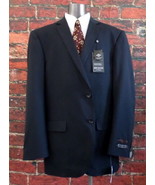 NEW Bocaccio Uomo Navy Blue Blazer Size 44R / W38 &quot;Paris&quot; MSRP $219 NWT - $67.70 CAD