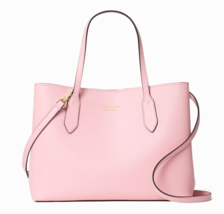 New Kate Spade Harper Satchel Grain Leather Bright Carnation with Dust bag - £97.20 GBP